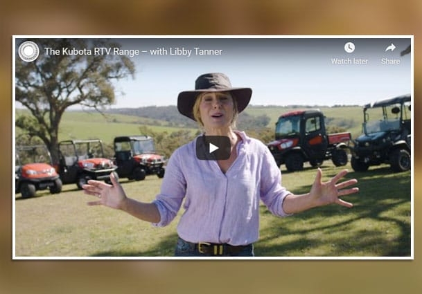 Kubota RTV Range Video By Libby Tanner