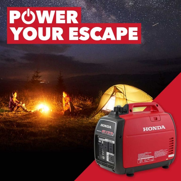 Honda EU22i Generator camping
