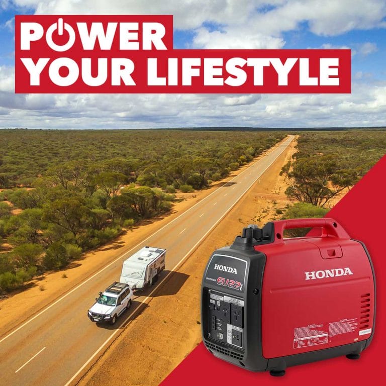 Honda EU22i Generator on the road