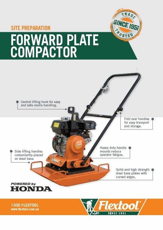 Flextool Forward Plate compactor FCP-87B - FT201806-UNIT pdf image link2