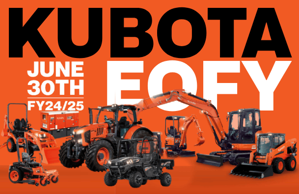 2025 Kubota EOFY Sales ON NOW
